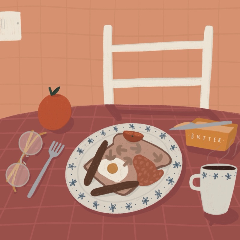 Breakfast table
